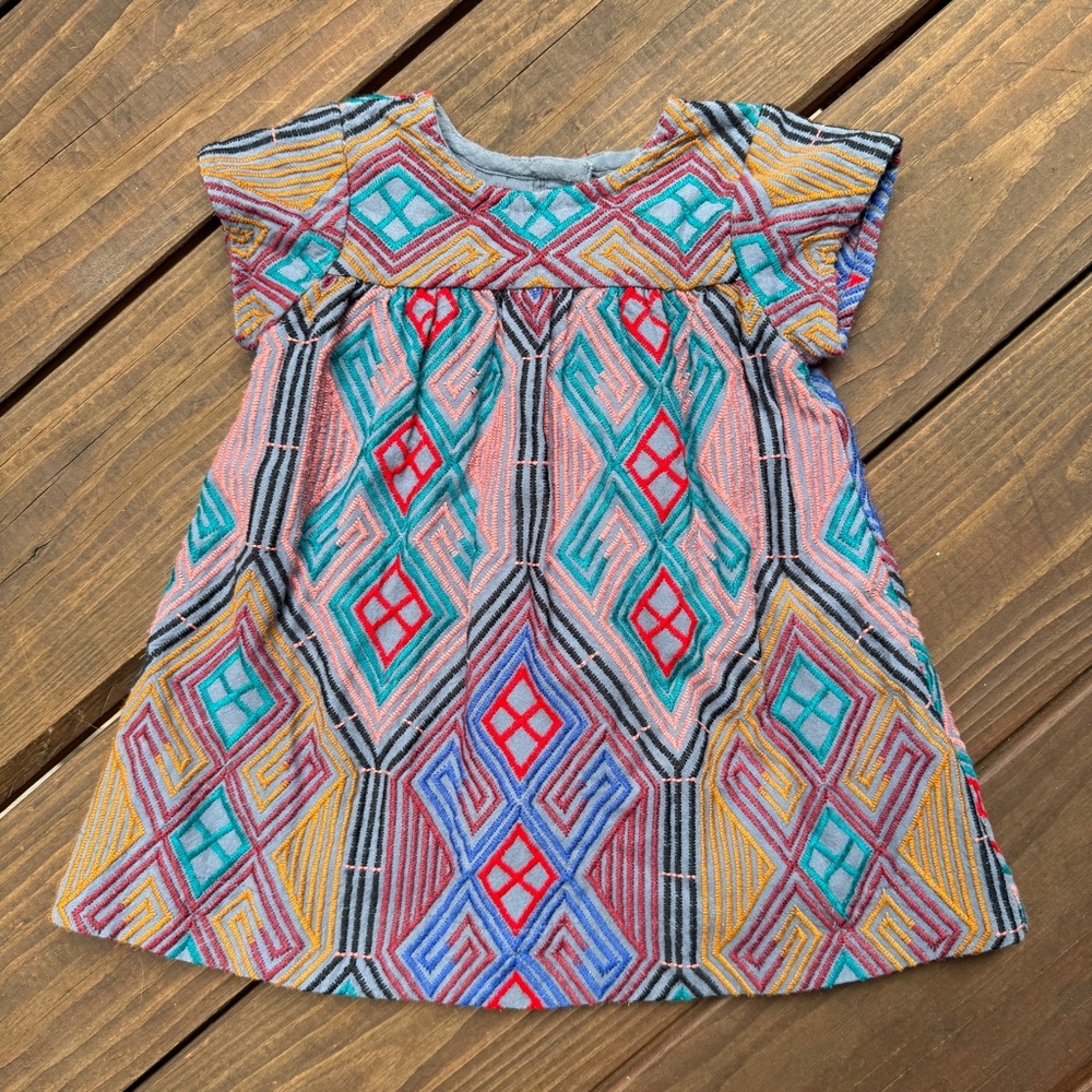 Pink Chicken - Embroidered Dress